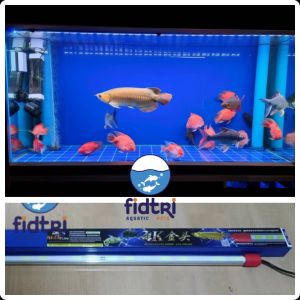 Kintons Aquarium Submersible LED Lamp Lampu Power untuk ikan Arowana Others KT8-COB-LED 120CM