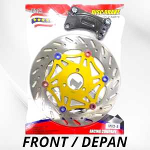 PIRINGAN CAKRAM DEPAN MODEL BULAT LEBAR PLUS BREKET 260MM PNP MIO J MIO GT 115 MIO M3 MIO LUBANG 3 ISTANAMOTOR55
