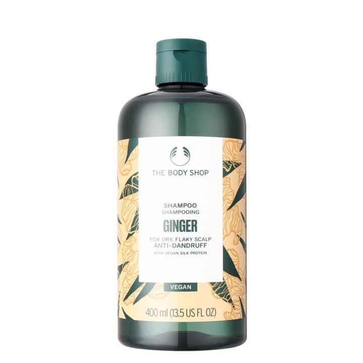 The Body Shop Ginger Anti Dandruff Shampoo 400ml For Men And Women To Protect Hair Growth