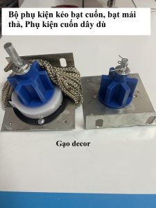 Bộ Phụ kiện kéo bạt cuốn bạt mái thả phụ kiện kéo bằng dây