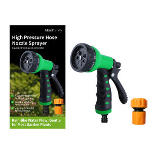 MoonSpry High Pressure Water Gun Multiple Spray Modes Garden Plants Daily Irrigation Gardening Tools