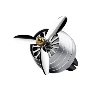 Stylish Propeller Shape Car Air Purifier Silikon/Metal Car Air Freshener for youthful Drivers Seeking Comfort & Elegances