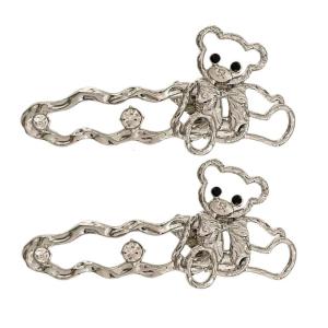 Thanh lịch đá mắt mèo bướm kẹp tóc tóc mái bên kẹp tóc barrette tóc kiểu dáng cho phụ nữ cô gái trang phục hàng ngày 1 cặp