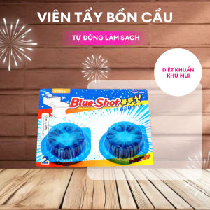 [KOREA] Bộ 5 Vỉ (10 viên) vệ sinh khử mùi tự động làm sạch bồn cầu Blueshot Hàn Quốc - 1 viên dùng được cả tháng