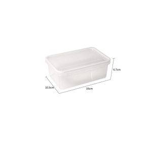 WAPKTY có nắp Hộp đựng đồ Nhựa Đã bị niêm phong Hộp đựng đồ trong tủ lạnh Di động Hình chữ nhật Hộp giữ tươi Sắp xếp nhà bếp