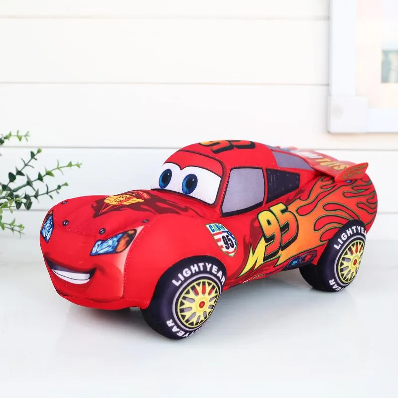 1pcs 25-35cm Pixar Cars Toys Lightning McQueen Plush Toy Red