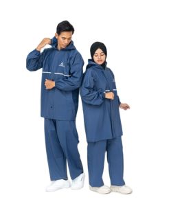 Rain Coat Pria Wanita Jas hujan Setelan Pria Wanita Ponco Kelelawar Jas hujan Anak