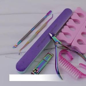 Nail Clippers Kit Beauty Nail Lifter Toenail Nipper Brush Cleaner Kits Full Set of Manicure Tool Set
