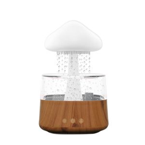 Raindrop Humidifier Essential Oil Night Light Humidifier Rain Humidifier Fog Generator for Bedroom Bedside