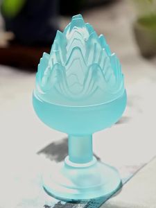 Antique Style Glazed Boshan Incense Burner Indoor Coil Incense Burner Tea Ceremony Sandalwood Incense Burner Incense Seal Burner Ornament Glazed Incense Burner