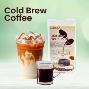 Daikka Cold Brew Liquid Coffee Concentrate 1L | Ready-to-Use for Espresso Coffee Milk Tea & Iced Drinks