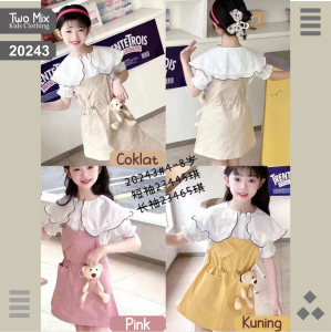 Two Mix - Dress Anak Perempuan Import - Atasan Tunik Anak Wanita F202 F20243 F206 F205 F20245