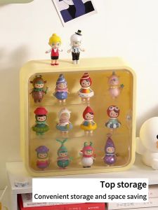 Happihaus Wall-mounted Display Box Blind Box Dust-Proof Storage Showcase Anime Figure Display Case