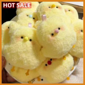 🔥🔥🔥dingdaocunz 1 2pcs Cute Little Yellow Chicken Pendant Plush Toy Doll Net Red Chick Mini Bag Pendant Keychain Doll