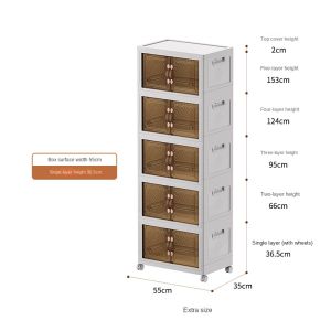 SG【READY STOCK】💘New Folding Locker Organiser Home Storage Cabinet Quecs Aius Ai -Fold Storage Box Folding Shoe Box