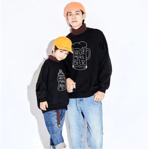 [GIÁ SĨ] Aó sweater nam bố và bé traigái BIA- CAFE-SỮA đáng iu