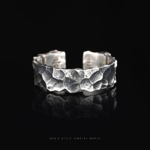 Nhẫn phong cách cổ điển dạng búa dập cổ điển - có thể tự điều chỉnh kích thước