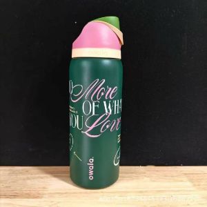 【SG Stock】Owala x Minecraft 24/32oz|Blocky Edition Insulated Bottle BPA-Free & Leak-Proof