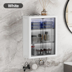 Wall Mounted Bathroom Toilet Hanging Plastic Storage box Organizer Cabinet Kitchen Waterproof Cabine