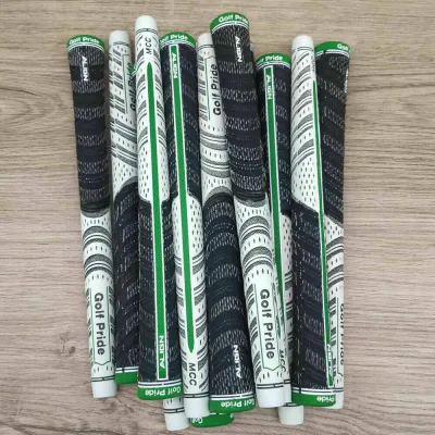 13Pcs/Set Golf Prid MCC Align Black/White/Green Align Standard Size Golf Grips With Back Line Cotton Yarn Iron Grip