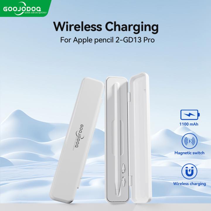 GOOJODOQ Wireless Charger for Apple Pencil 2nd Gen GD13 Pro Stylus Case  Storage Box Holder Portable Lazada PH
