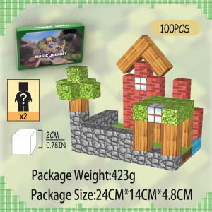 DIY magnetic building blocks puzzle Puzzle childrens toys Magnetic Slices Building Blocks Gift Set