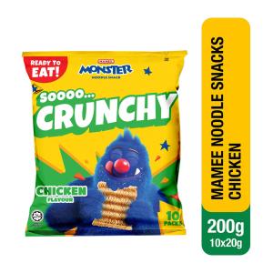 Mamee Monster Chicken Flavour Noodle Snack (Pack Of 10)