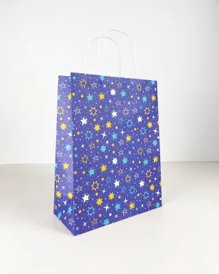TÚI GIẤY KRAFT NOEL CHRISTMAS GIÁNG SINH SIZE 22 x 10 x 28.7cm. MÃ XMAS11