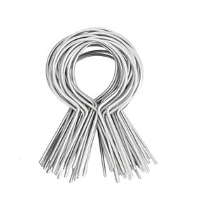 100pcs Practical Sturdy Metal Chain Link Fence Tie 11 Gauge Accessory for Quick and Secure Farm and Garden Setups