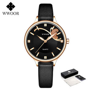 Ladies Watch Fashion WWOOR Japanese Movement Designer Womens Dress Watches Diamond Quartz Wrist Watch