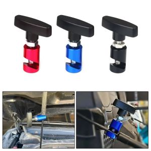 ANQII Aluminum Body Hood Support Holder Open Slot Adjustable Clamp Gas Strut Clamp Accessories T-handle Grip Gas Spring Stopper Universal Fit