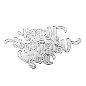 Ngày chúc mừng lễ tình nhân cắt kim loại khuôn cắt Tự Làm sổ lưu niệm tem Album