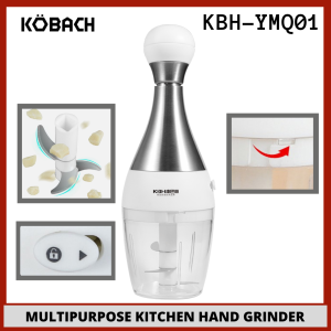 KOBACH KBH-YMQ01 Multifunctional Mini Grinder Mixer | Garlic Crusher | Meat Mincer | Portable Blender
