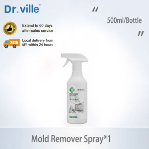 Wall Mold Remover Spray 500ml Fast Acting Kills Mold & Mildew Prevents Regrowth Non-Toxic Formula Safe for Kids/Pets