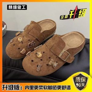 [Free Shipping] Spring and summer outdoor wear for women retro slip-on sandals with soft soles