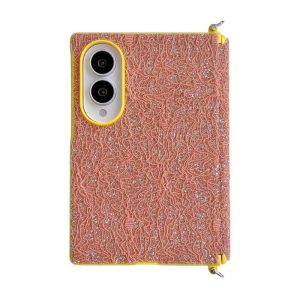 Fashion Case for Samsung Galaxy Z Fold 8 Wide Glitter Lace Pattern Leather Protection Magnet Cover for Galaxy Z Fold8 