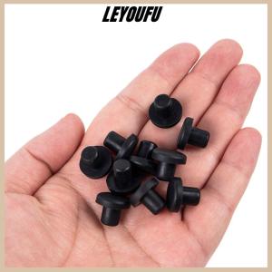LEYOUFU 10Pcs Solid Rubber Hole Caps 3-12mm High Temperature Resistance Seal Hole Plugs