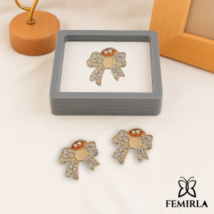Femirla - Bros Hijab / Brooch Hijab Pin Hijab Premium Bahan Zinc Alloy Ringan dipakai Bonus Box