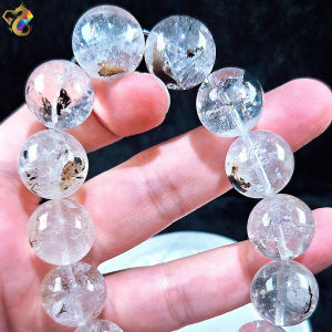 Collectors Grade Rainbow Herkimer Diamond Quartz Bracelet