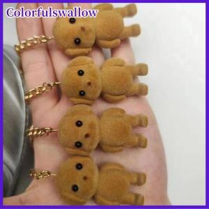 Colorfulswallow Rừng gia đình đổ xô Dog Keychain dễ thương đổ xô ít Poodle động vật Keyring Túi Mặt dây chuyền Ba lô quyến rũ xe trang trí phụ kiện