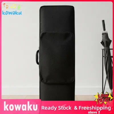 kowaku Oxford Cloth Violin Case Black Hard-Shell Violin Case Long-Lasting String Instrument Carrier Lightweight