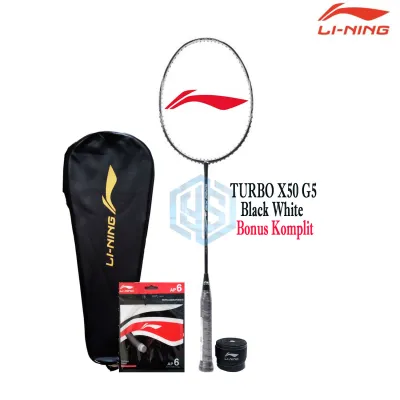 Raket Badminton Lining Turbo X50 G5 Raket Bulutangkis Lining Raket Lining Turbo