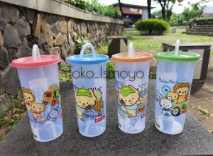 BOTOL MINUM ANAK LION STAR GELAS CUP SEDOTAN C-2 GL-12 370 ML