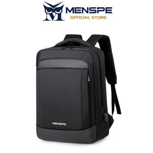 MENSPE Laptop Backpack Travel Backpack Business Bag Fashion College Backpack USB Charging Casual Shoulder Bag Anti Theft Backpack Multi Layer Design Large Capacity School Bag Camping Bag
