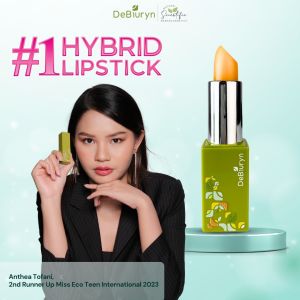 DeBiuryn Lipscolour 32 Lipstik Merah Natural Non Transfer Tahan Lama 3.5gr