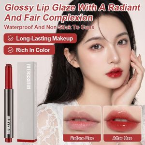 Moisturizing Lip Gloss Hydrating Nude Lipstick Shine Skin-care Benefits Brightening Glossy Mirror-finish Lip Gloss