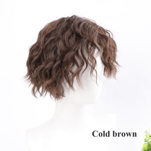 Korean Full Wig Natural Realistic Toupee Wig Short Wig Black Short Corn Wave Black Synthetic High Temperature Wig Mens Wigs for Cosplay Anime Party Daily Wig