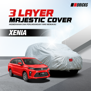 3 Layer Cover New Xenia Baru Sarung Mobil Outdoor Anti UV & Waterproof BRICKS