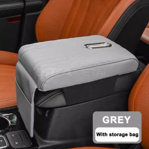 Seametal cao su non xe ô tô Hộp chứa đồ trên xe hơi Pad phổ giao diện điều khiển nâng đỡ cánh tay pad với túi lưu trữ tấm đệm mở rộng Phụ Kiện Xe Hơi