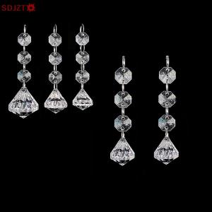 🚚【Local Express Delivery】🚚 10pcs Acrylic  Beads Pendant Garland Chandelier Hanging Party Wedding Decoration Tables Centerpieces Curtain DIY